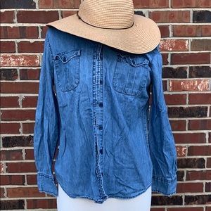 Denim Long Sleeve Shirt